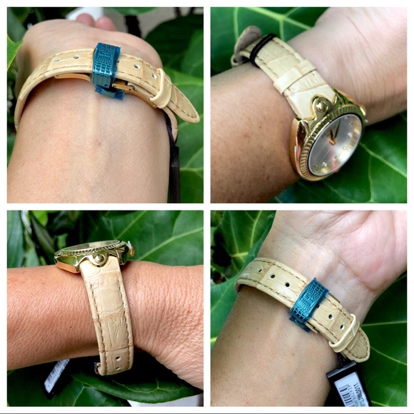 FERRE MILANO Swiss made women’s watch leather strap - Picture 14 of 16